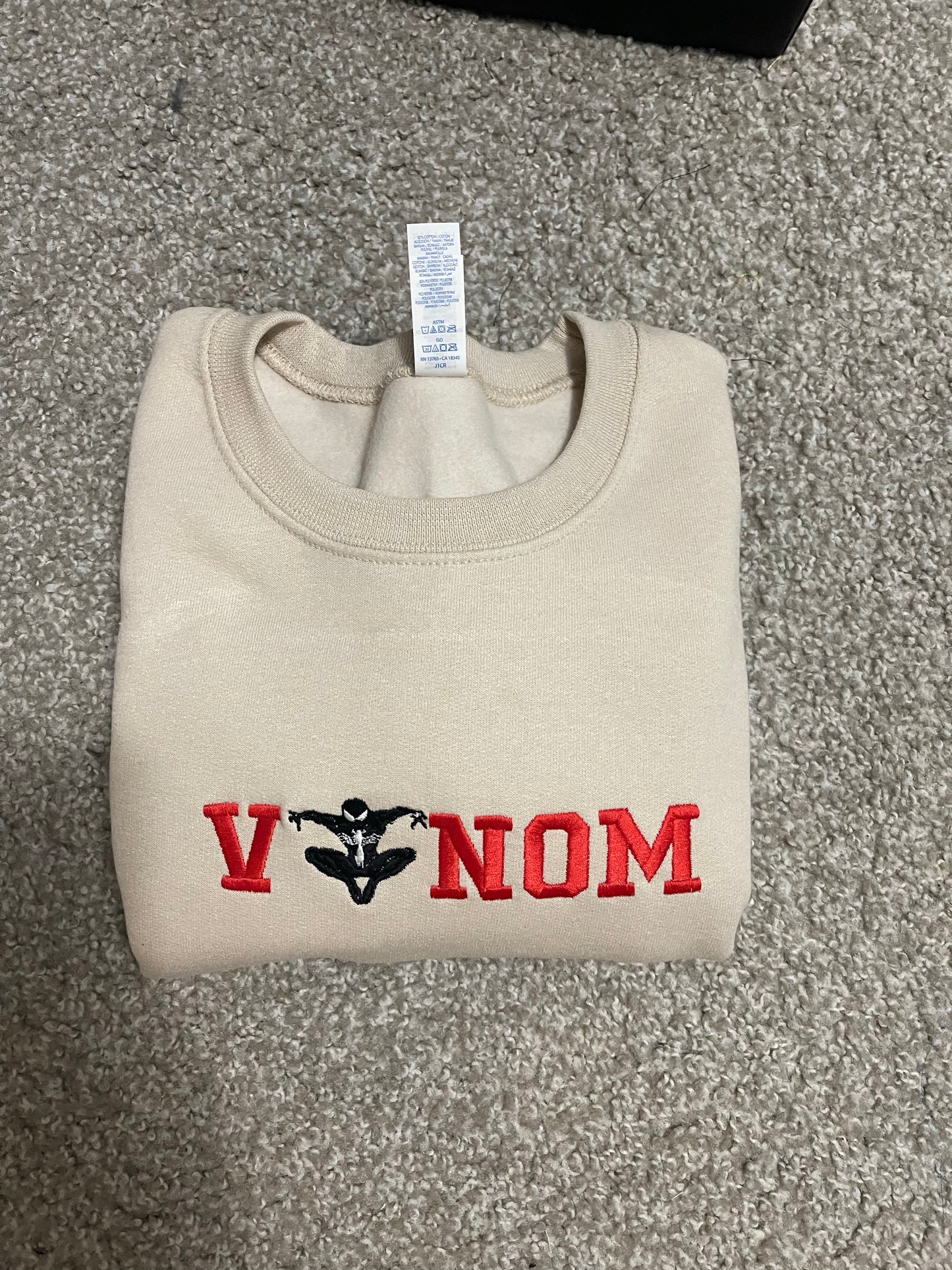 Venom x Spiderman Embroidered Sweatshirt