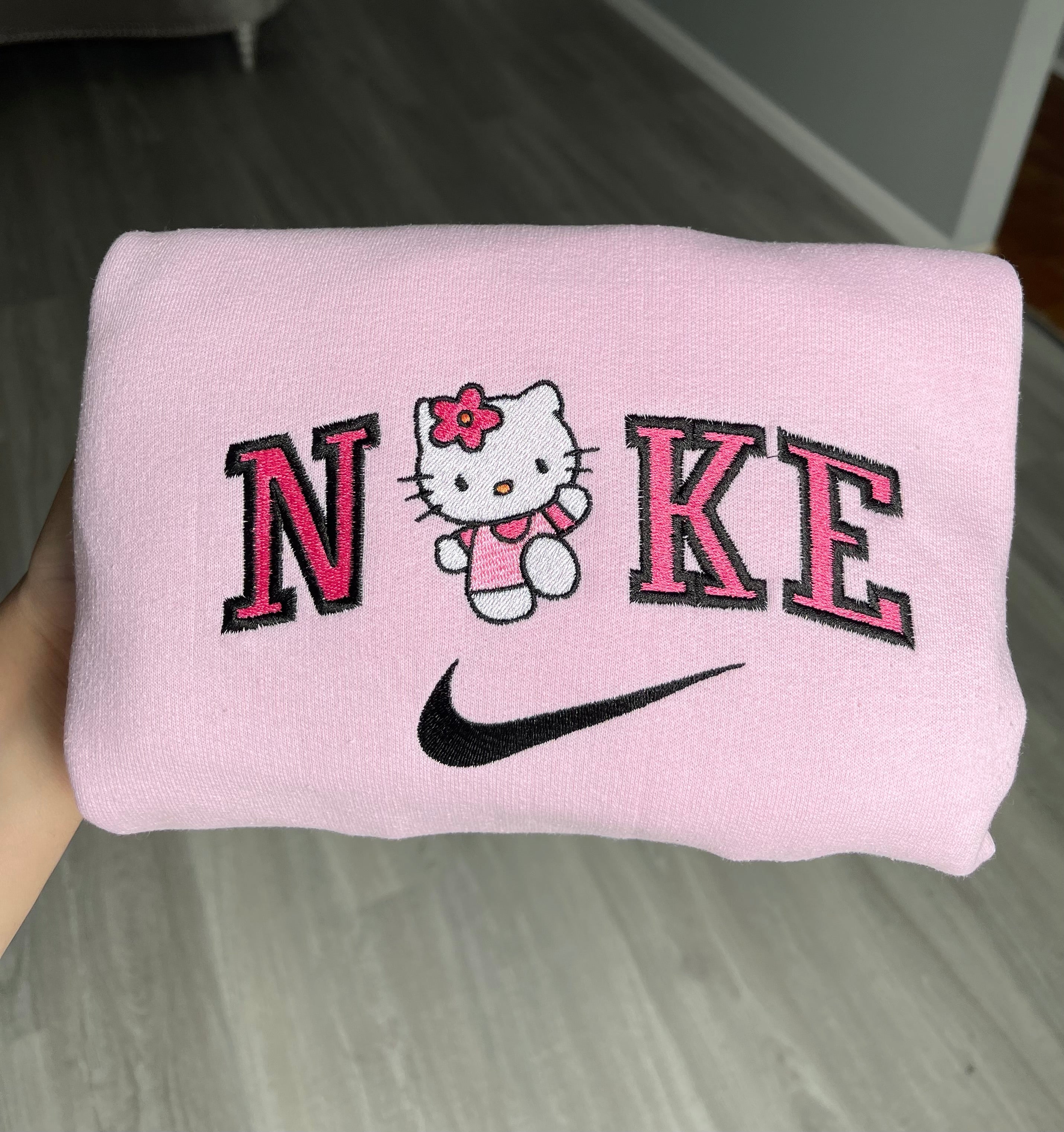 Hello Kitty x N ke embroidered sweatshirt EMBapparel