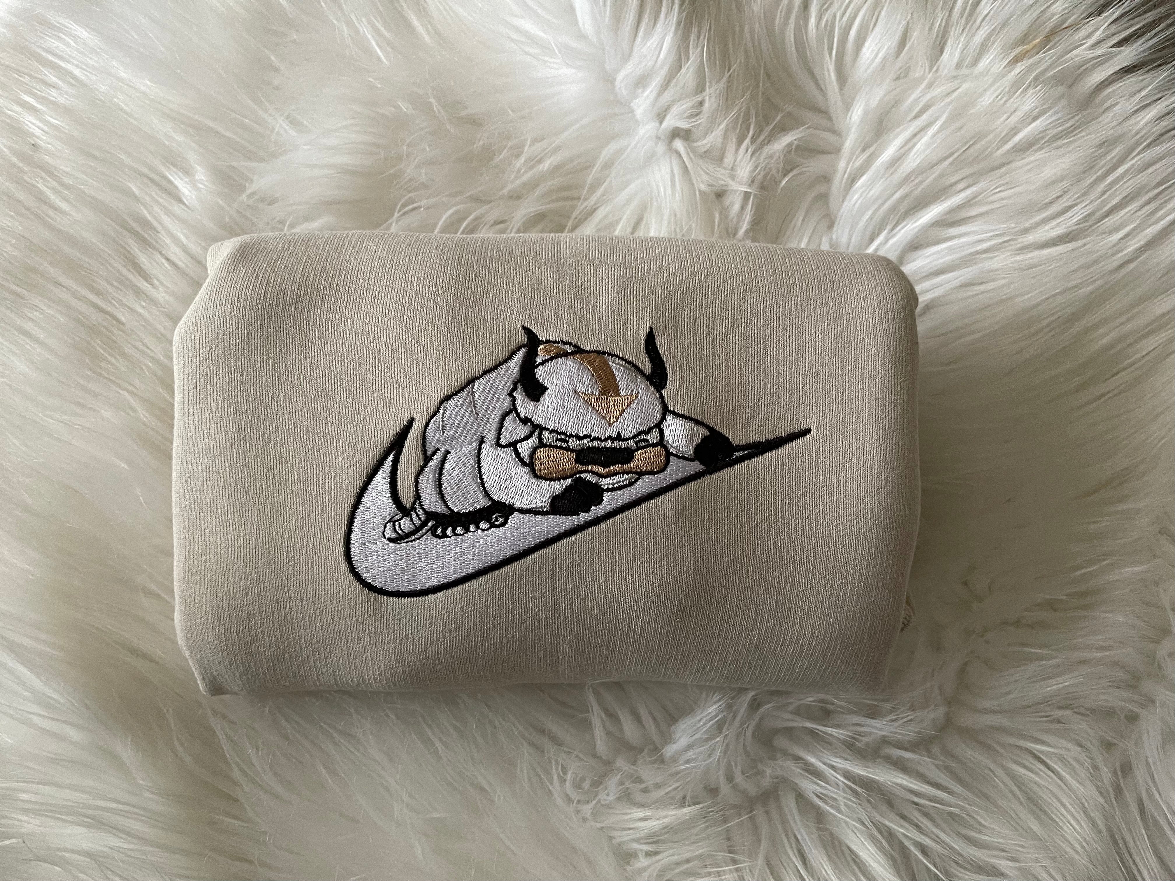 Appa on Swoosh embroidered sweatshirt EMBapparel