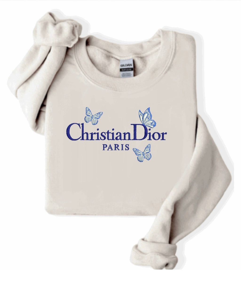 Christian Dïör Embroidered Sweatshirt
