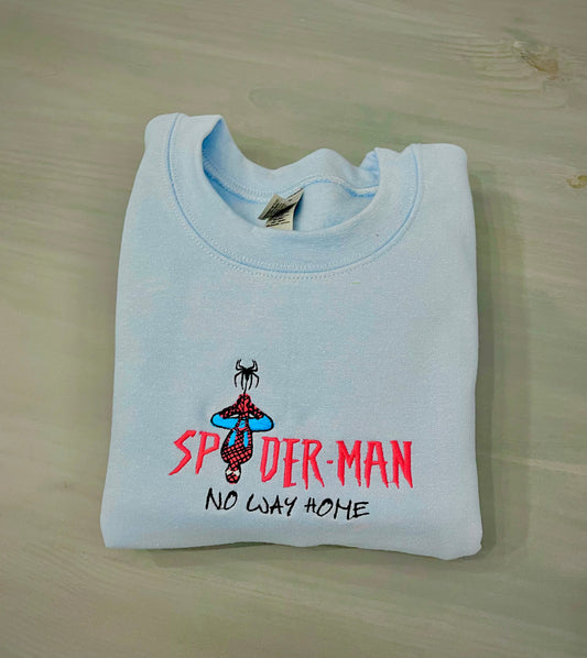 No way home Spiderman Embroidered Sweatshirt