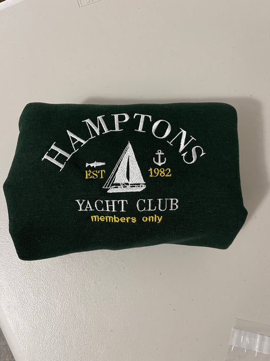Hamptons embroidered sweatshirt