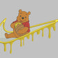 Winnie the Pooh Drip embroidered sweatshirt