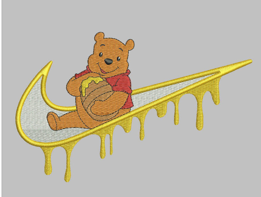 Winnie the Pooh Drip embroidered sweatshirt