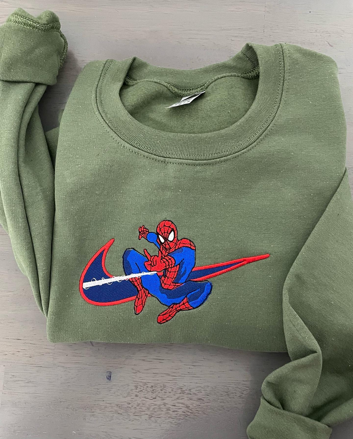 NEW!! Spiderman No Way Home embroidered sweatshirt
